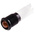 RS PRO Orange Panel Mount Indicator, 220V ac, 14mm Mounting Hole Size, Faston, Solder Lug Termination, IP67