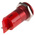 RS PRO Red Panel Mount Indicator, 12V, 22mm Mounting Hole Size, Faston, Solder Lug Termination, IP67
