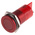 RS PRO Red Panel Mount Indicator, 12V, 22mm Mounting Hole Size, Faston, Solder Lug Termination, IP67