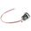 RS PRO Green Panel Mount Indicator, 220V ac, 22mm Mounting Hole Size, Lead Wires Termination, IP67