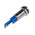 RS PRO Blue Panel Mount Indicator, 24V dc, 8mm Mounting Hole Size, Faston, Solder Lug Termination, IP67