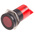 RS PRO Red Panel Mount Indicator, 22mm Mounting Hole Size, Solder Tab Termination