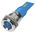 RS PRO Blue Panel Mount Indicator, 110V ac, 22mm Mounting Hole Size, Solder Tab Termination, IP67