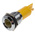 RS PRO Yellow Panel Mount Indicator, 115 V dc, 230V ac, 16mm Mounting Hole Size, Solder Tab Termination