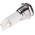 RS PRO White Panel Mount Indicator, 130V ac, 16mm Mounting Hole Size, Solder Tab Termination
