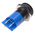 RS PRO Blue Panel Mount Indicator, 24V ac/dc, 22mm Mounting Hole Size, Solder Tab Termination