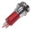 RS PRO Red Panel Mount Indicator, 16mm Mounting Hole Size, Solder Tab Termination