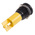 RS PRO Yellow Panel Mount Indicator, 12V, 16mm Mounting Hole Size, Solder Tab Termination