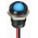 RS PRO Blue Panel Mount Indicator, 24V dc, 14mm Mounting Hole Size, Lead Wires Termination, IP67