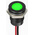 RS PRO Green Panel Mount Indicator, 1.8 → 3.3V dc, 14mm Mounting Hole Size, Lead Wires Termination, IP67