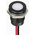 RS PRO White Panel Mount Indicator, 24V dc, 14mm Mounting Hole Size, Lead Wires Termination, IP67