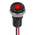 RS PRO Red Panel Mount Indicator, 24V dc, 8mm Mounting Hole Size, Lead Wires Termination, IP67