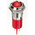 RS PRO Red Panel Mount Indicator, 2V dc, 14mm Mounting Hole Size, Faston, Solder Lug Termination, IP67