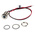 RS PRO Blue Panel Mount Indicator, 21.6 → 26.4V dc, 10mm Mounting Hole Size, Lead Wires Termination, IP67