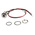 RS PRO White Panel Mount Indicator, 21.6 → 26.4V dc, 10mm Mounting Hole Size, Lead Wires Termination, IP67