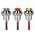RS PRO Green, Red Panel Mount Indicator, 1.8 → 3.3V dc, 6mm Mounting Hole Size, Lead Wires Termination, IP67