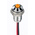 RS PRO Orange Panel Mount Indicator, 10.8 → 13.2V dc, 6mm Mounting Hole Size, Lead Wires Termination, IP67