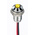 RS PRO Yellow Panel Mount Indicator, 21.6 → 26.4V dc, 6mm Mounting Hole Size, Lead Wires Termination, IP67