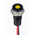 RS PRO Yellow Panel Mount Indicator, 1.8 → 3.3V dc, 6mm Mounting Hole Size, Lead Wires Termination, IP67