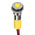 RS PRO Yellow Panel Mount Indicator, 2V dc, 8mm Mounting Hole Size, Lead Wires Termination, IP67