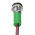 RS PRO Green Panel Mount Indicator, 24V dc, 8mm Mounting Hole Size, Lead Wires Termination, IP67