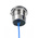 RS PRO Blue Panel Mount Indicator, 12 → 24V ac/dc, 25mm Mounting Hole Size, Lead Wires Termination, IP67, IP69K