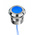 RS PRO Blue Panel Mount Indicator, 12 → 24V ac/dc, 25mm Mounting Hole Size, Lead Wires Termination, IP67, IP69K