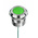RS PRO Green Panel Mount Indicator, 12 → 24V ac/dc, 25mm Mounting Hole Size, Lead Wires Termination, IP67, IP69K