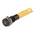 RS PRO Yellow Panel Mount Indicator, 24V dc, 6mm Mounting Hole Size, Solder Tab Termination, IP67