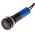 RS PRO Blue Panel Mount Indicator, 24V dc, 8mm Mounting Hole Size, Lead Wires Termination, IP67