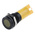 RS PRO Yellow Panel Mount Indicator, 24V dc, 14mm Mounting Hole Size, Solder Tab Termination, IP67
