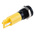 RS PRO Yellow Panel Mount Indicator, 220V ac, 14mm Mounting Hole Size, Solder Tab Termination, IP67