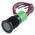 RS PRO Green Panel Mount Indicator, 6 → 36V dc, 14mm Mounting Hole Size, Solder Tab Termination, IP67