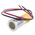 RS PRO Yellow Panel Mount Indicator, 6 → 36V dc, 14mm Mounting Hole Size, Lead Wires Termination, IP67