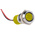 RS PRO Yellow Panel Mount Indicator, 220V ac, 14mm Mounting Hole Size, Lead Wires Termination, IP67