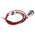 RS PRO White Panel Mount Indicator, 2V dc, 6mm Mounting Hole Size, Lead Wires Termination, IP67