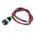 RS PRO Green Panel Mount Indicator, 2V dc, 6mm Mounting Hole Size, Lead Wires Termination, IP67