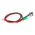 RS PRO Green Panel Mount Indicator, 12V dc, 6mm Mounting Hole Size, Lead Wires Termination, IP67