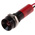 RS PRO Red Panel Mount Indicator, 12V dc, 8mm Mounting Hole Size, Lead Wires Termination, IP67