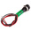 RS PRO Green Panel Mount Indicator, 12V dc, 8mm Mounting Hole Size, Lead Wires Termination, IP67