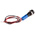 RS PRO Blue Panel Mount Indicator, 24V dc, 8mm Mounting Hole Size, Lead Wires Termination, IP67