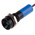 RS PRO Blue Panel Mount Indicator, 24V dc, 8mm Mounting Hole Size, Lead Wires Termination, IP67