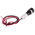RS PRO White Panel Mount Indicator, 24V dc, 8mm Mounting Hole Size, Lead Wires Termination, IP67
