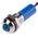 RS PRO Blue Panel Mount Indicator, 110V ac, 8mm Mounting Hole Size, Lead Wires Termination, IP67