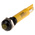 RS PRO Yellow Panel Mount Indicator, 110V ac, 8mm Mounting Hole Size, IP67