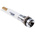 RS PRO White Panel Mount Indicator, 110V ac, 8mm Mounting Hole Size, IP67