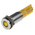 RS PRO Yellow Panel Mount Indicator, 6V dc, 8mm Mounting Hole Size, Faston, Solder Lug Termination, IP67