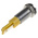 RS PRO Yellow Panel Mount Indicator, 12V dc, 8mm Mounting Hole Size, Faston, Solder Lug Termination, IP67
