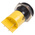 RS PRO Yellow Panel Mount Indicator, 22mm Mounting Hole Size, Solder Tab Termination
