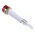 Arcolectric (Bulgin) Ltd Red Neon Panel Mount Indicator, 230V ac, 10mm Mounting Hole Size, Solder Tab Termination